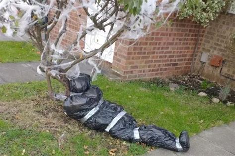 'Absolutely disgusting' body bag Halloween decoration branded 'too far' - Daily Star