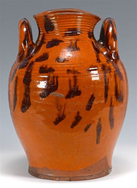 Great Road Pottery. Redware jar from East Tennessee, found in Greene County, TN, in 1990 ...