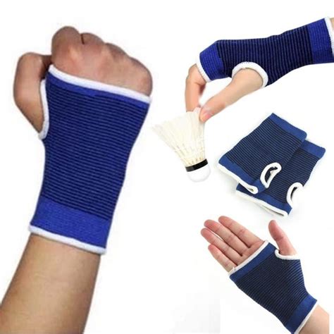 1 Pair Wrist Brace Elastic Wristband Wrist Palm Brace Carpal Ideal Support for Sports Gym ...