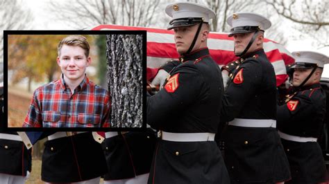 Camp Geiger Marines Mourn Pfc. Dylan B. Covington