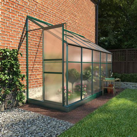 BillyOh Polycarbonate Lean-To Greenhouse - Metal Greenhouses - Garden Buildings Direct