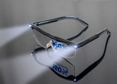 2 LED Magnifying Eyewear Sight Enhancing Bright Glasses - 160% Magnification - U $16.95