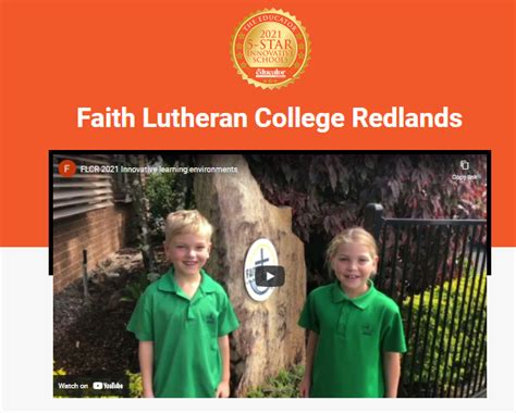 Congratulations Faith Lutheran College Redlands - Lutheran Education ...