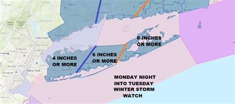 Winter Storm Watch Long Island National Weather Service Snow Forecast ...