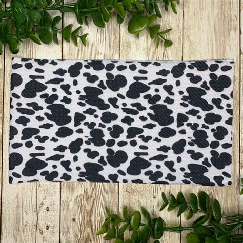 Cow Print Fabric - Etsy