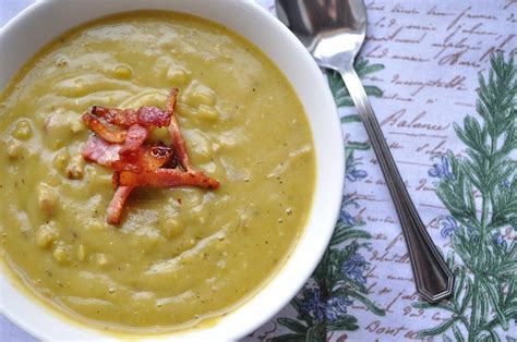 Split Pea Bacon Soup, The Comfort of Green - Food Gypsy - Easy ...