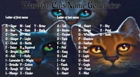 Warrior Cats: Names | Warrior Cats Guide