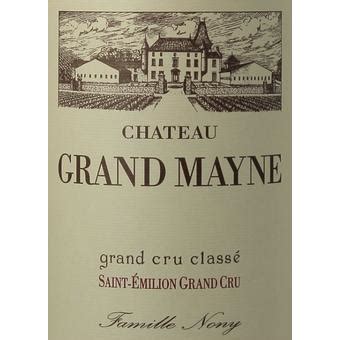 Chateau Grand Mayne 2015 Grand Cru, Saint-Emilion | Wine Express