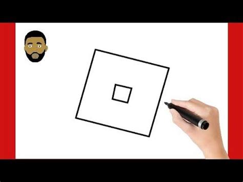 Learn how to draw Roblox logo / Como desenhar o logotipo do Roblox | Easy tutorial, Easy ...