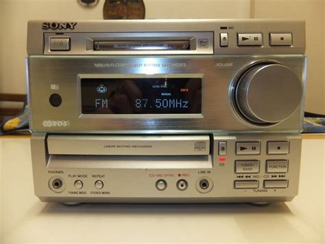 Sony DHC-MD373 Mini HiFi system - Cd player, Mini Disc recorder/player and radio | in Ladbroke ...