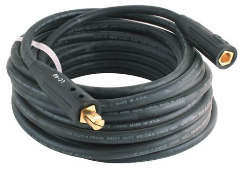 50' Welding Lead Cable 1/0 Complete With Ends in 2020 | Welding leads ...