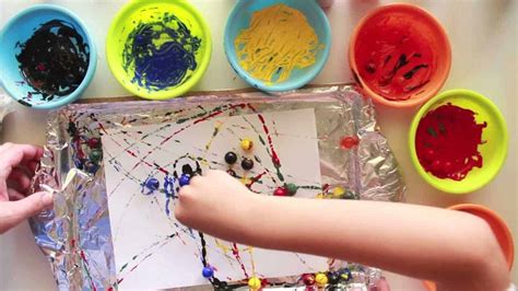 Colorful and Creative Crafts Using Marbles