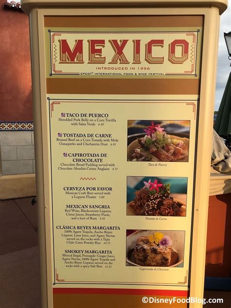 Mexico: 2019 Epcot Food and Wine Festival | the disney food blog