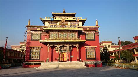 Shechen Tennyi Dargyeling Golden Temple in Kathmandu, Nepal image ...