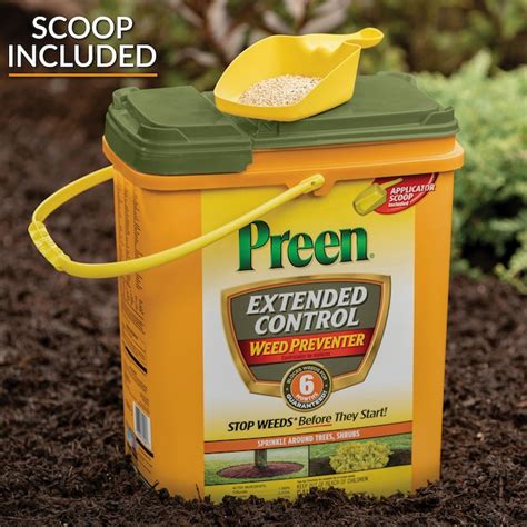 Preen Extended Control Weed Preventer 13.75-lb 2245-sq ft Pre-emergent ...