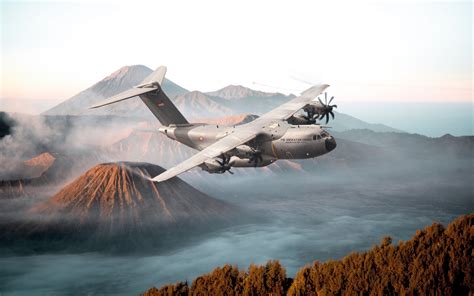 Military Airbus A400M HD Wallpaper