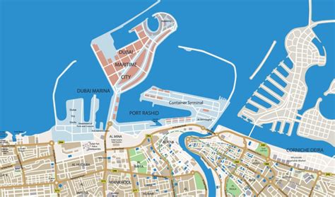 Map of Dubai - Top 10 Attractions - GIS Geography