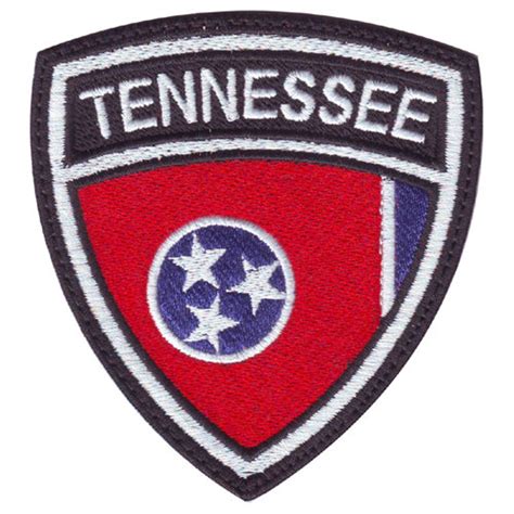 Tennessee Crest Flag Embroidered Patch - Etsy