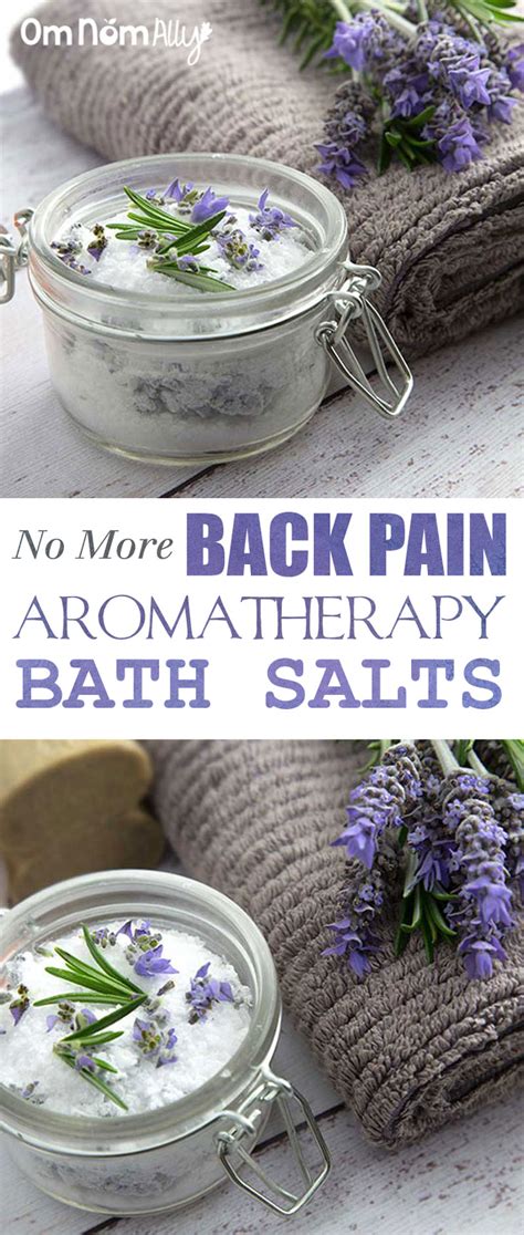 Homemade Back Pain Bath Salts - Om Nom Ally | @OmNomAlly