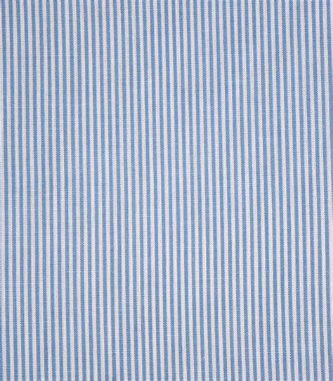 Blue & White Cotton Stripe Fabric (FC-145) - Dinesh Exports