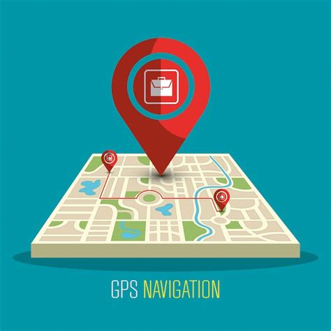 Premium Vector | GPS navigation design