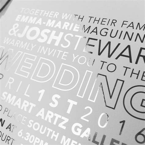 10 marvellously metallic wedding invitations | Easy Weddings