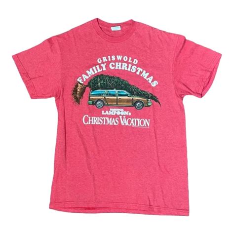 NATIONAL LAMPOON'S CHRISTMAS Vacation Griswold Family Tree T-shirt In Red $15.00 - PicClick