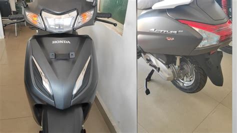 HONDA ACTIVA 6G BS 6 MAT GREY COLOUR - YouTube