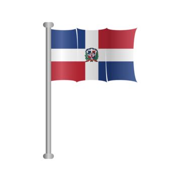 Dominican Republic Flag Vector, Dominican, Republic, Dominican Republic ...