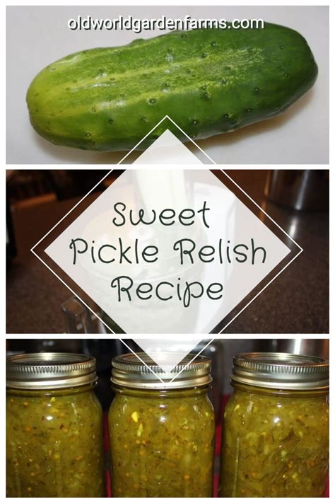 Sweet Pickle Relish Recipe - Eat Fresh or Can For Later Use | Recipe | Pickle relish recipe ...