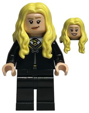 Minifigure hp407 : Hannah Abbott - Black Hufflepuff Robe and Legs [(unsorted)] [BrickLink]