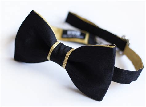 Black and Gold Bow Tie – VIVIDClothingToronto