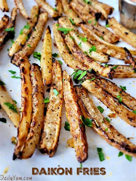 Air Fryer Daikon Fries (Tasty Low-carb snack) - Daily Yum