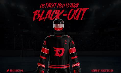 Black Detroit Red Wings Alternate? : r/hockeydesign