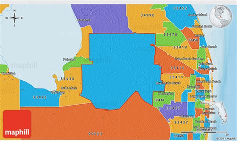 West Palm Beach County Zip Code Map - Dennie Guglielma