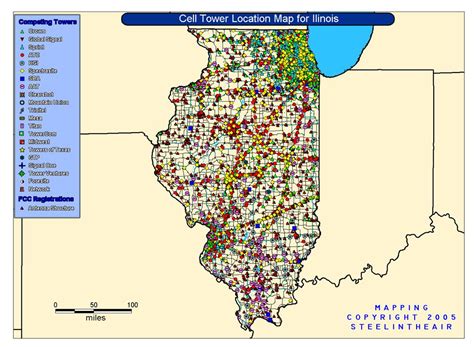 Cell Tower Location Maps for each State – Cell Tower