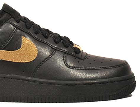 Nike WMNS Air Force 1 Low – Black – Metallic Gold - SneakerNews.com