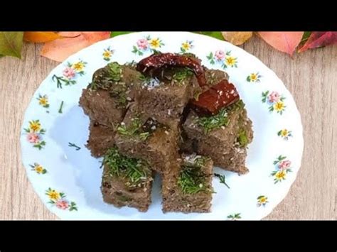 उन्हाळ्यामध्ये आवर्जून खावा असा जाळीदार व पौष्टिक ढोकळा|Nachani dhokla ...