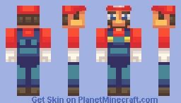 SSB4 | Mario Minecraft Skin