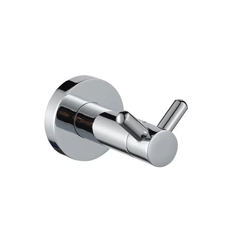 Bathroom Shower Towel Robe Hooks Stainless Steel Chrome Polished Silver Wall Mounted Toilet ...