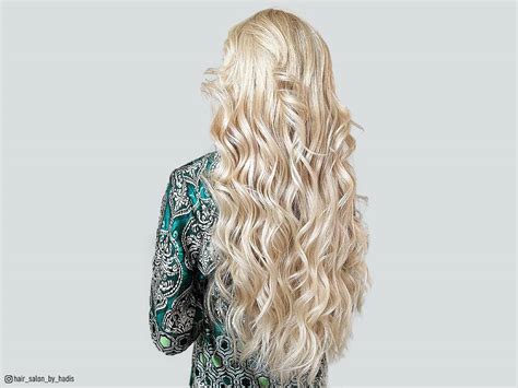 Beautiful Long Blonde Hair From The Back