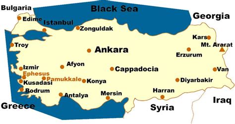 Ephesus Map | Ephesus Turkey | Türkiye