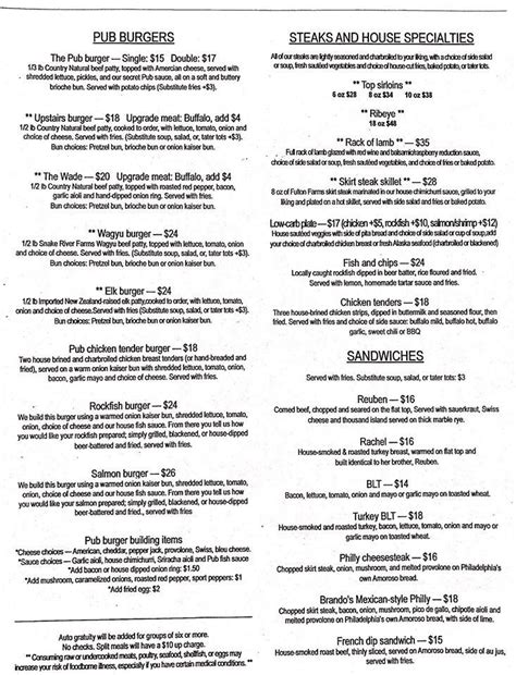 Menu at Bayview Restaurant, Sitka, 407 Lincoln St Upstairs