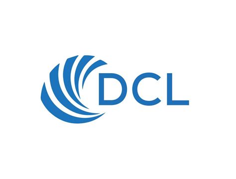 DCL letter logo design on white background. DCL creative circle letter logo concept. DCL letter ...