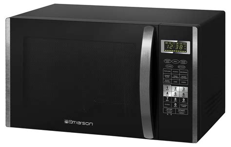 Emerson MWCG1584S, 1.5 CU. FT. 1000 Watt, Touch Control with Convection & Grill, Black Stainless ...