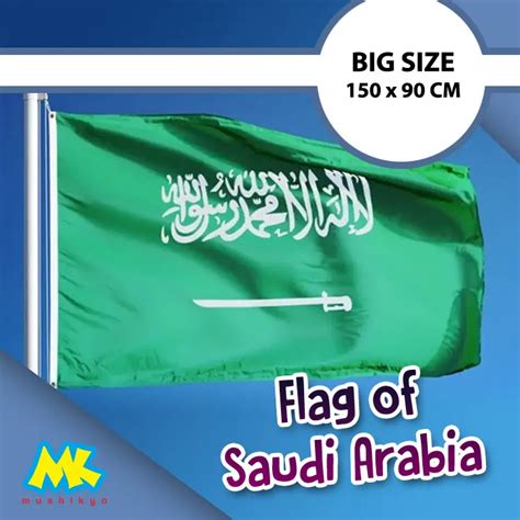 Flag of Saudi Arabia - Bendera Arab Saudi besar | Lazada Indonesia