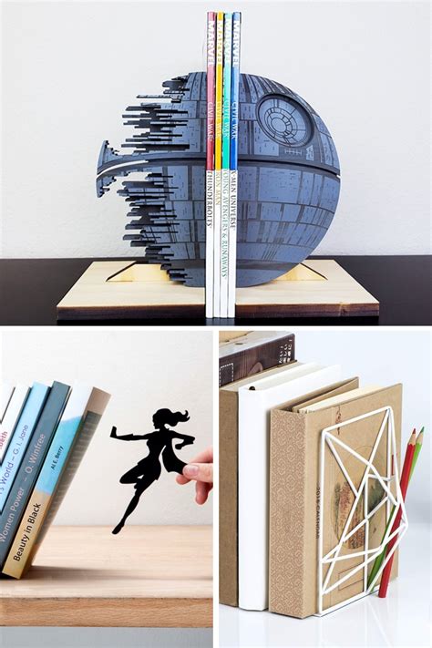 10+ Cool Bookends to Show Off Your Favorite Books in Style