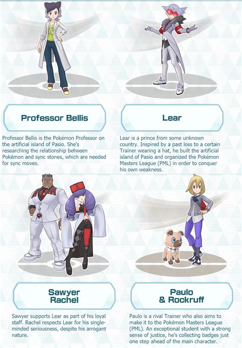 New Characters Introduced In Pokemon Masters. : r/pokemon