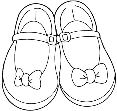 Los dibujos para colorear : Dibujos de zapatos para colorear