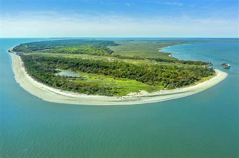 Aerial view Jekyll Island Photograph by Rod Gimenez | Pixels